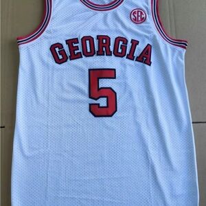 NBA White and Red Jersey Shirt